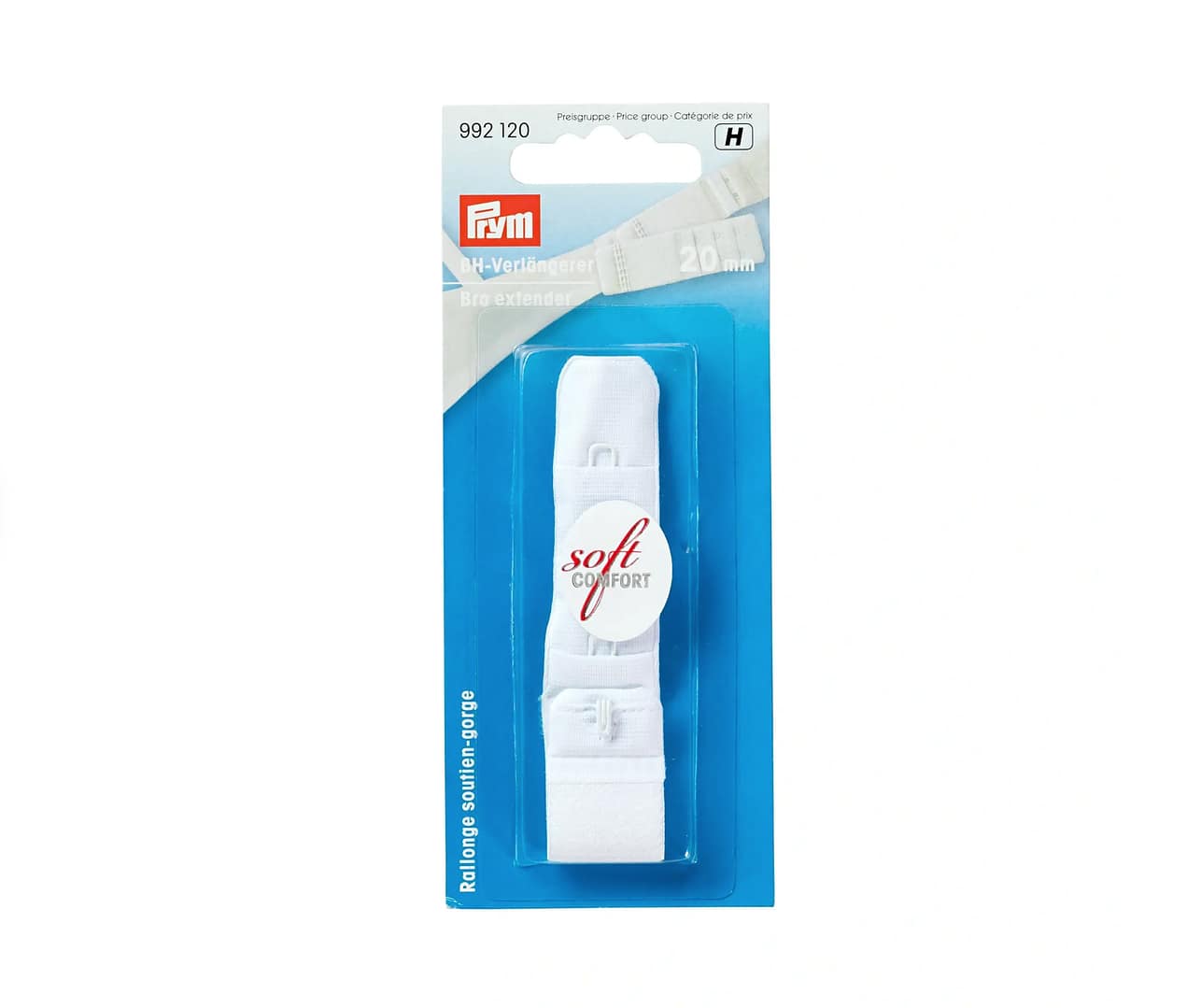PRYM BH Verlängerung 20mm weiß